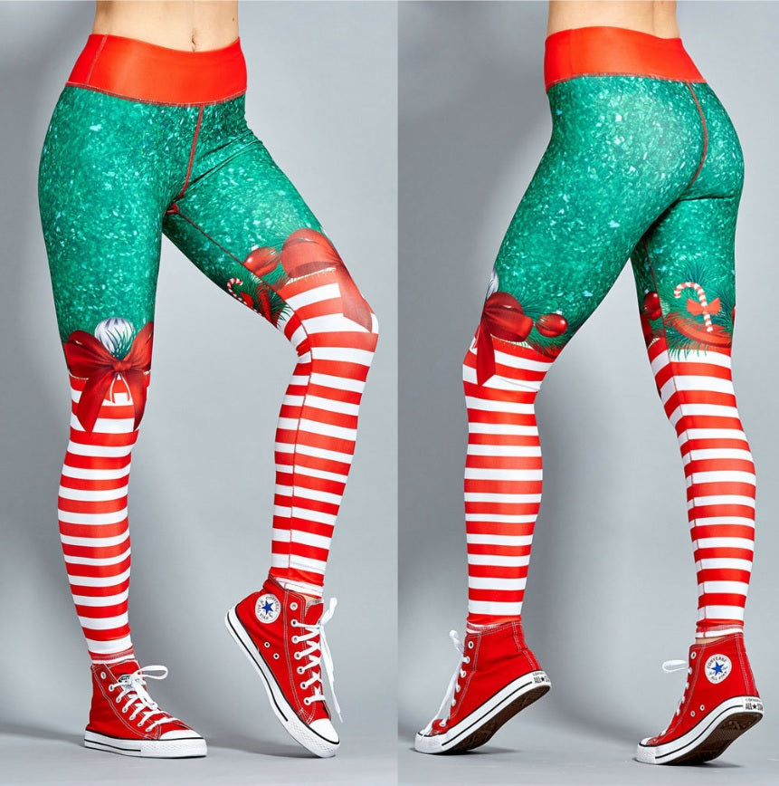 Two Left Feet Adult Christmas Leggings - The Up Shop
